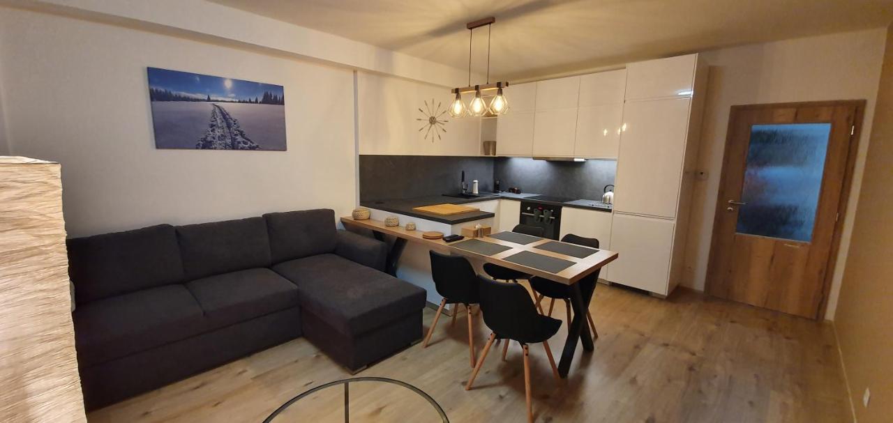Apartman Nerudovka D 104, Finska Sauna, Garazove Stani Loučná pod Klínovcem Exterior foto