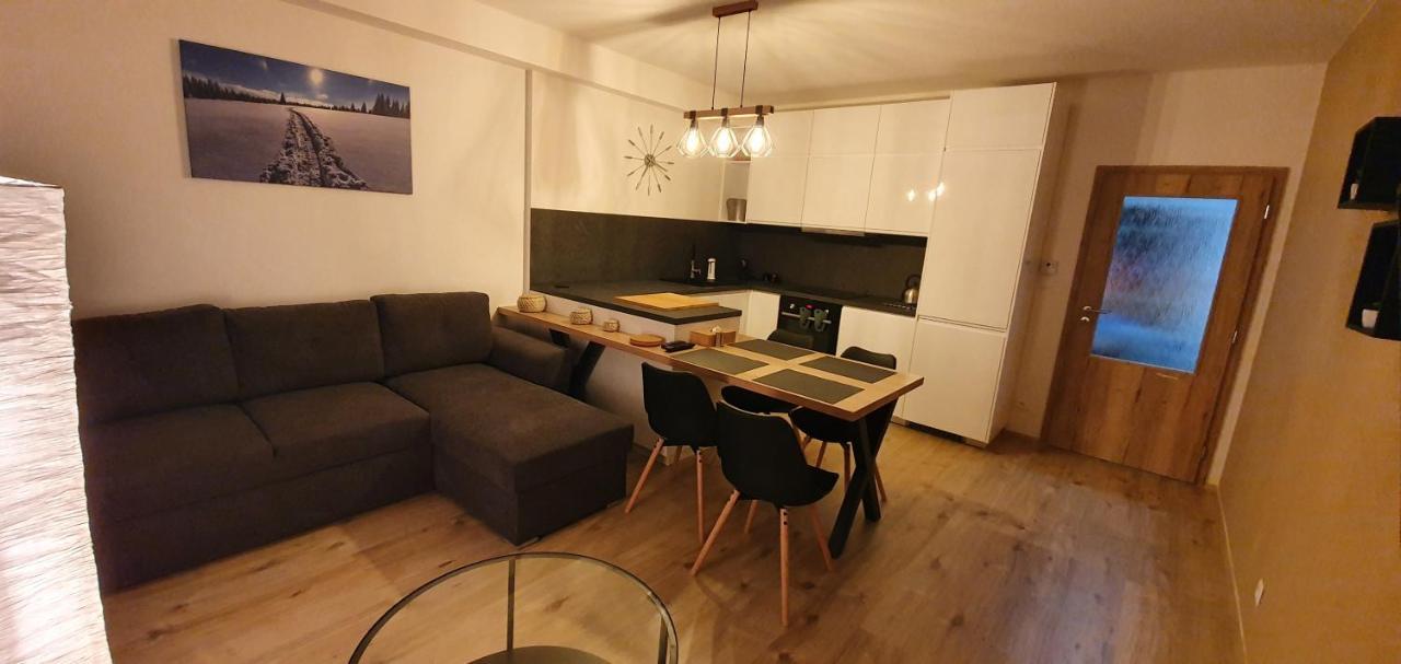 Apartman Nerudovka D 104, Finska Sauna, Garazove Stani Loučná pod Klínovcem Exterior foto